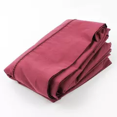 Unbranded Solid Plum Purple Color Flat Sheet For Beds 71" x 95"