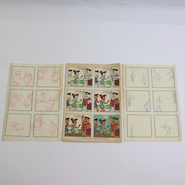1973 Urban Systems Make Your Own Comic Strips The Flintstones
