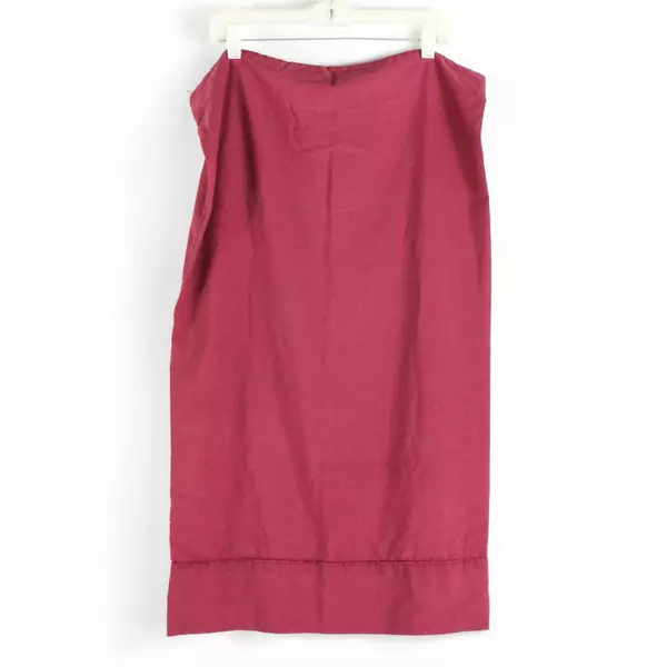 Lot Of 2 Matching JC Penney Queen Flat Sheet & Pillow Case Solid Purple Color