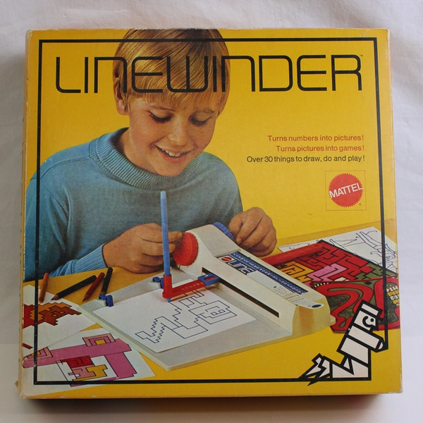 Vintage 1970 Mattel Linewinder Fun Finder Drawing Game