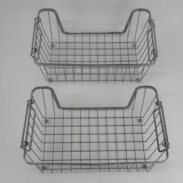 Lot of 2 Wire Under Cabinet Kitchen Storage Organizer Baskets