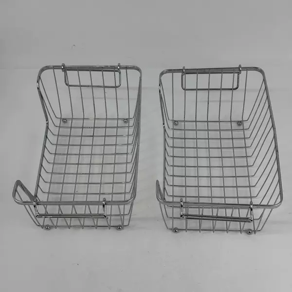 Lot of 2 Wire Under Cabinet Kitchen Storage Organizer Baskets