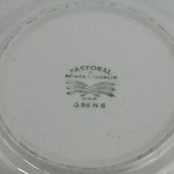 Lot of 3 Vintage Pieces In Pastoral Patterns Salad Plate Cup Cereal Bowl