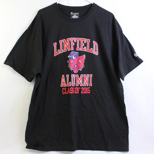 Champion Linfield Alumni Class of 2015 Cotton T-Shirt Adult Size XL