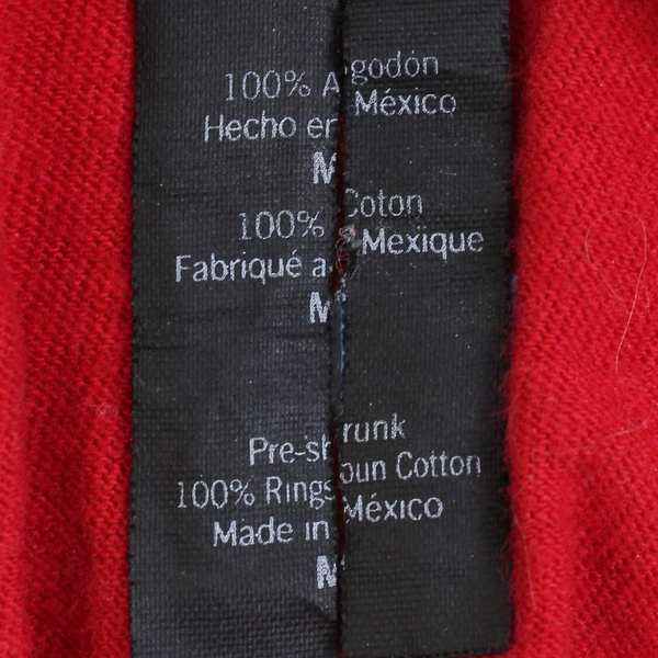 2007 Tultex Foo Fighters Red Cotton T-Shirt Adult Size Medium