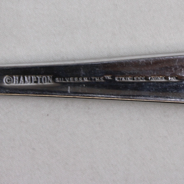 Lot of 4 Hampton Silversmiths HSV141 Stainless Steel Salad Forks