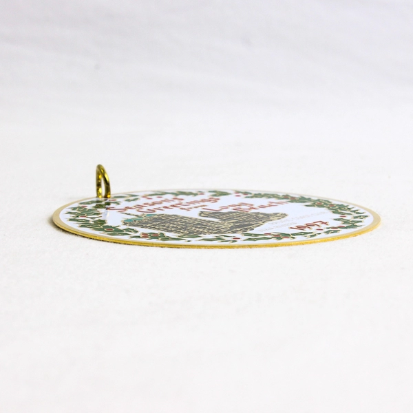 1997 Ornament Pacific Coast Riveria Long Beach CA Enamel Season's Greetings