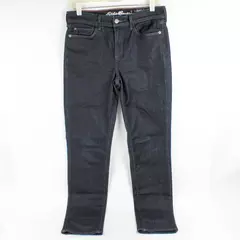 Eddie Bauer Dark Wash Slightly Curvy Slim Straight Jeggings Women's Size 8