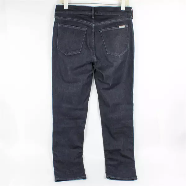 Eddie Bauer Dark Wash Slightly Curvy Slim Straight Jeggings Women's Size 8