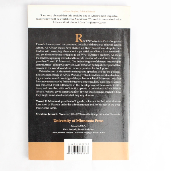 What is Africa's Problem? Yoweri K Museveni 2000 Paperback