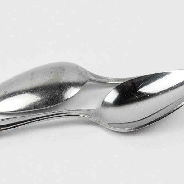 Lot Of 5 International Silver Anniversary (Stainless) Flatware Teapoons