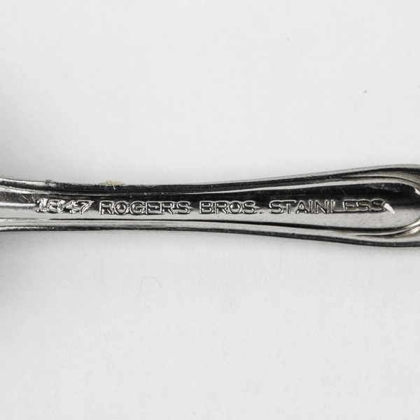 Lot Of 5 International Silver Anniversary (Stainless) Flatware Teapoons