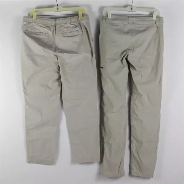 Lot of 2 Eddie Bauer Beige Pants Women's Size 8 FLAWED