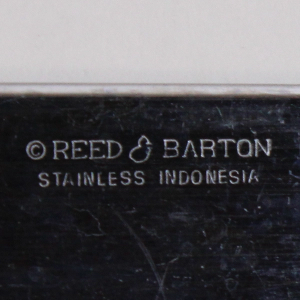 Lot Of 4 Reed & Barton Fairisle (Stainless) Flatware French Hollow Dinner Knives