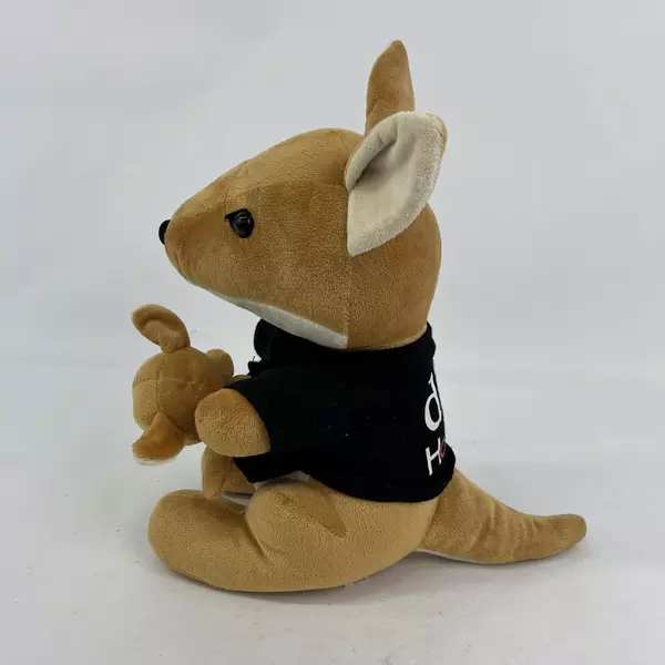 The Hopper Dish Network Promo 13" Kangaroo & Baby Joey Plush Toy