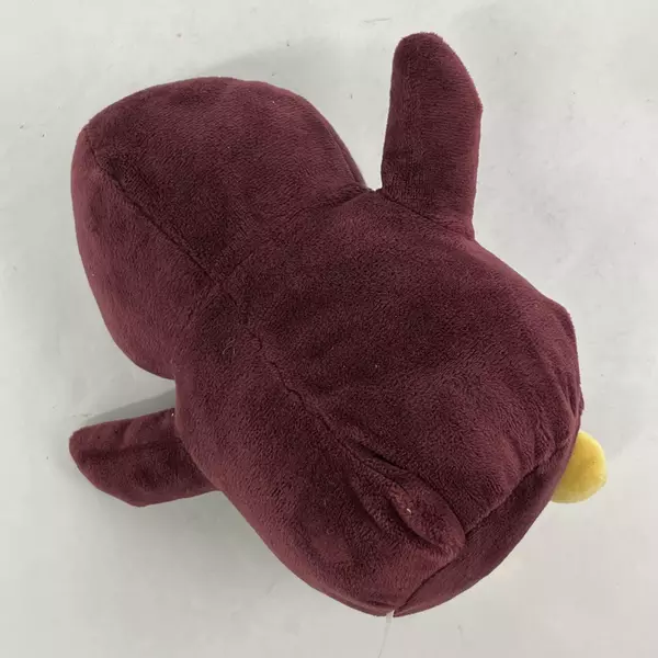 PMI Kids World Pudgy Penguin Plush Toy Burgundy And White With Blue Hair Bow