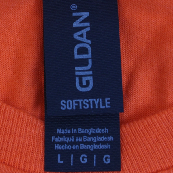 Gildan World Vision Orange Cotton T-Shirt Adult Size Large