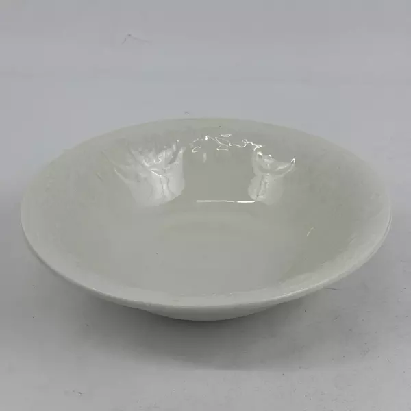 Gibson Fruit 10” Off White Vegetable Serving Bowl-Embossed Fruits