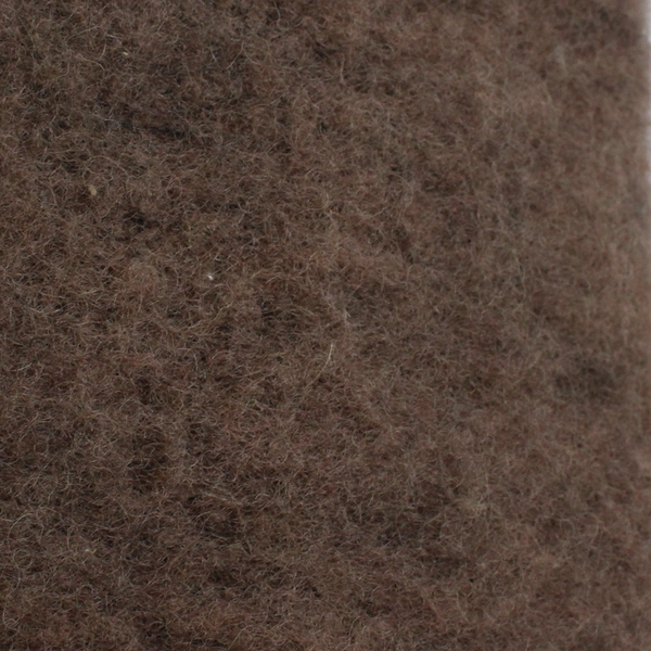 Brown Brushed Wool Blend Throw Pillow 18" x 18"