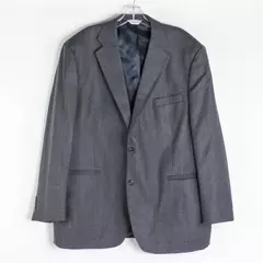 Joseph & Feiss Dark Gray Herringbone Suit Jacket Men's Size 48