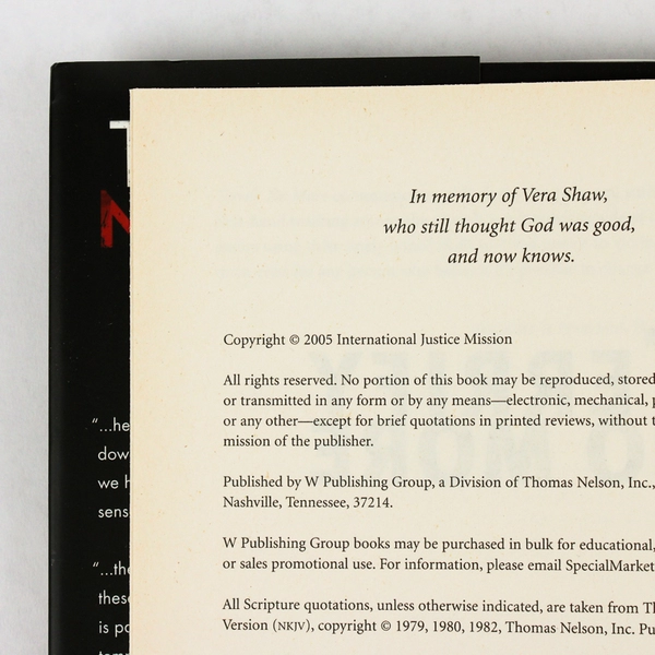 Terrify No More by Gary A Haugen with Gregg Hunter True Story 2005 HC DJ