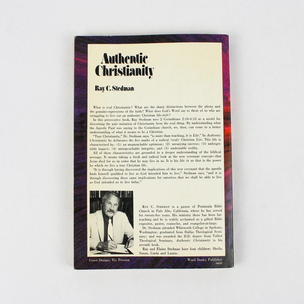 Vintage Authentic Christianity by Ray C Stedman 1979 Paperback