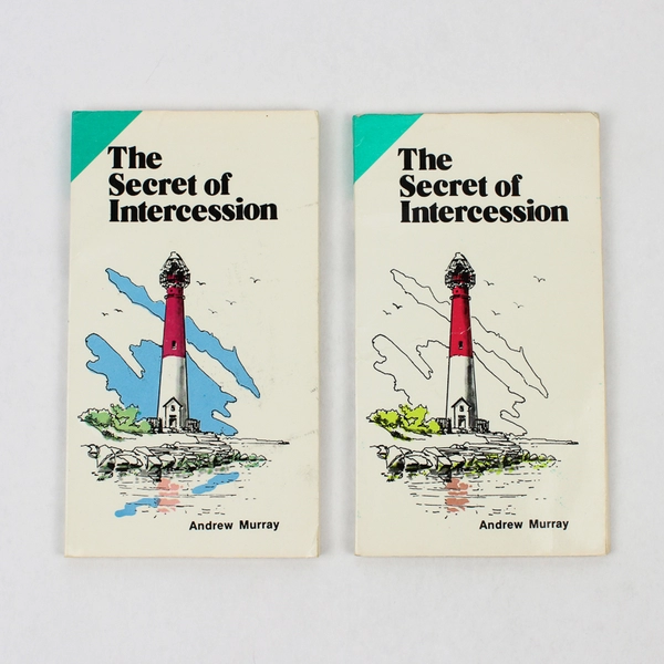 Lot of 2 Vintage The Secret Of Intercession by Andrew Murray 1984 Paperback
