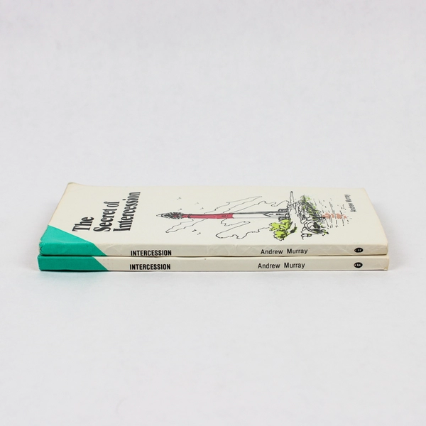 Lot of 2 Vintage The Secret Of Intercession by Andrew Murray 1984 Paperback