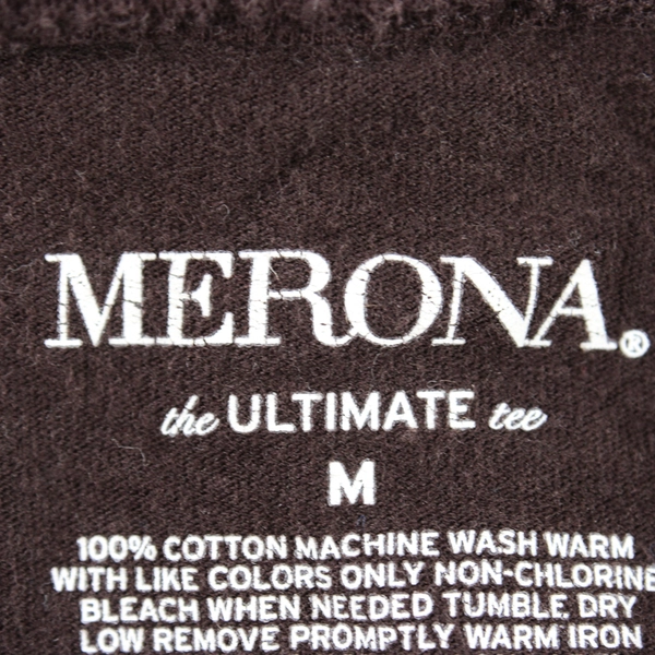 Merona The Ultimate Tee Dark Brown T-Shirt Women's Size Medium