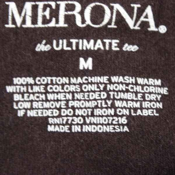 Merona The Ultimate Tee Dark Brown T-Shirt Women's Size Medium