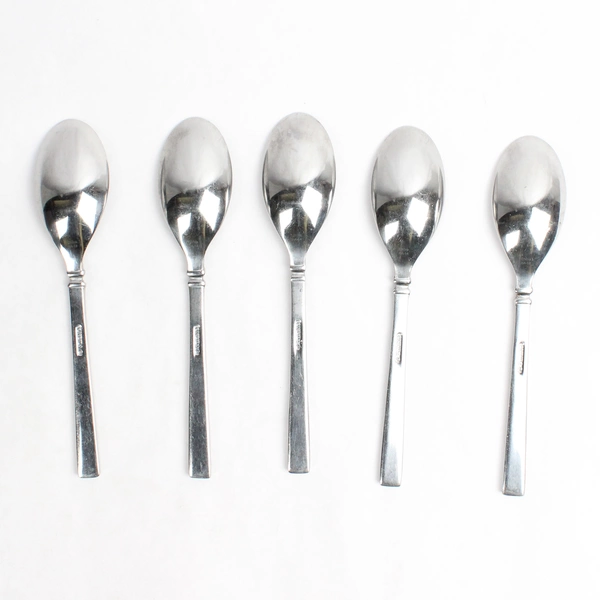 Lot Of 5 Oneida Silver Shaker (Stainless) Flatware Teaspoon 6.5" Long 