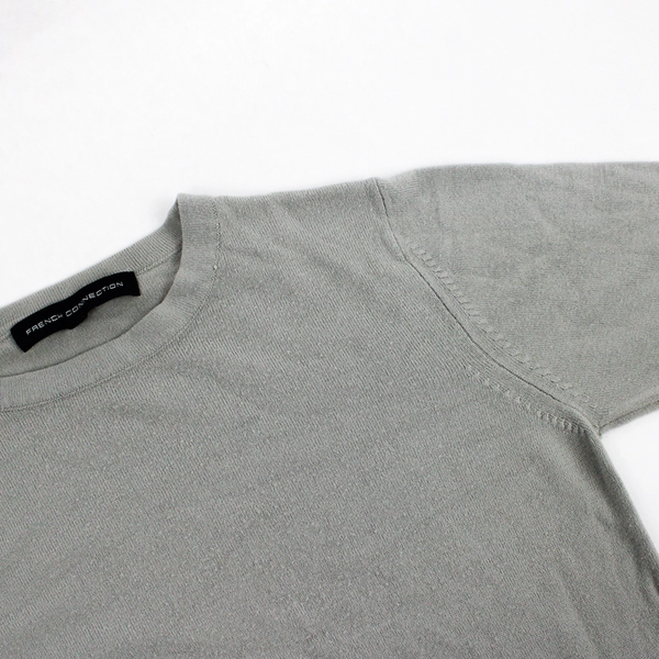 French Connection Medium Long-Sleeve Crew Neck Acrylic Sweater Women's Small