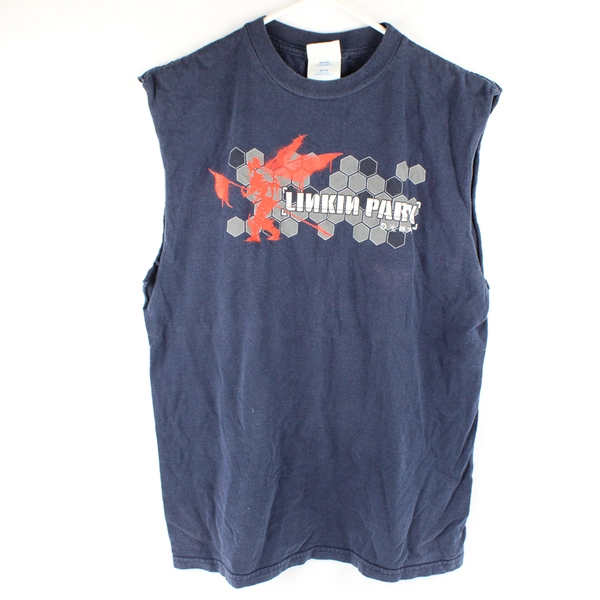 M & O Knits Linkin Park Graphic Muscle Tee Adult Size Medium