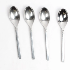 Lot Of 4 Oneida Silver Shaker Stainless Flatware Teaspoons