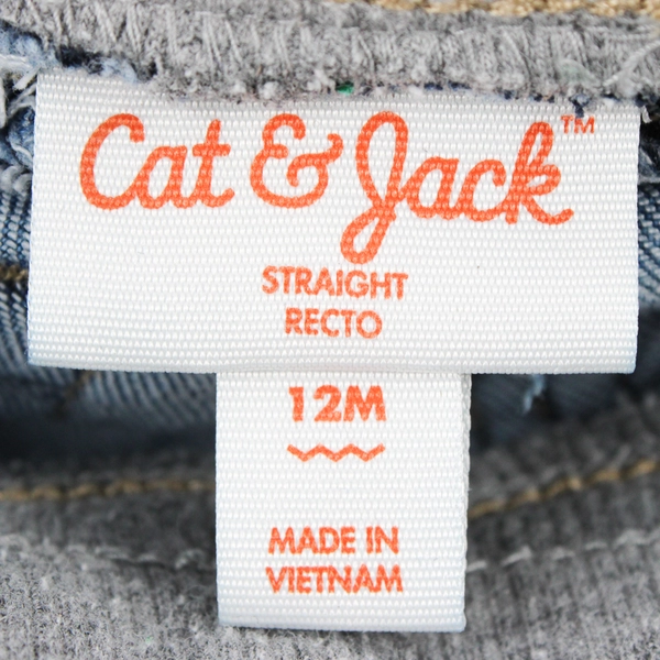 Cat & Jack Straight Leg Denim Pants Baby's Size 12M