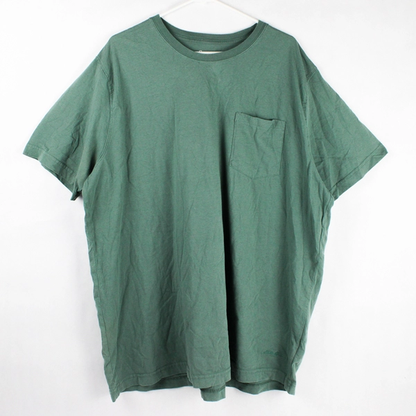 Eddie Bauer Solid Green T-Shirt Men's Size 3XL