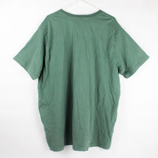 Eddie Bauer Solid Green T-Shirt Men's Size 3XL
