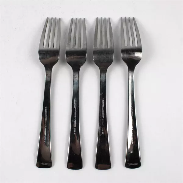 Lot of 4 Hampton Silversmiths HSV141 Stainless Steel Dinner Forks