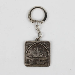 1000th Anniversary Millenary of Mont Saint Michel Pewter Souvenir Keychain