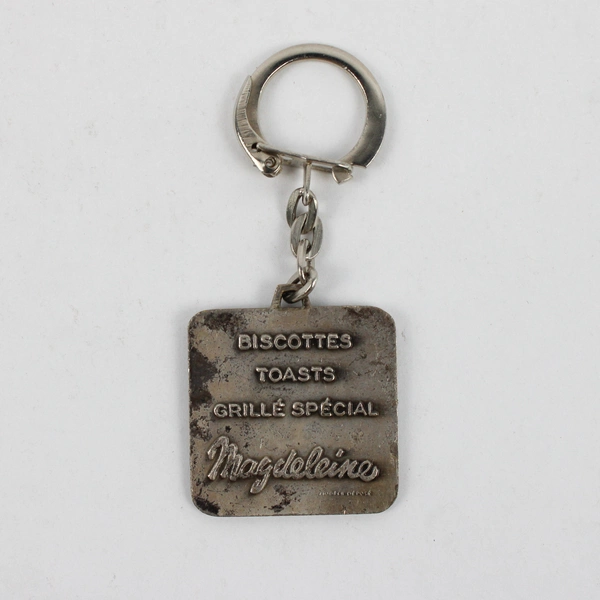 1000th Anniversary Millenary of Mont Saint Michel Pewter Souvenir Keychain