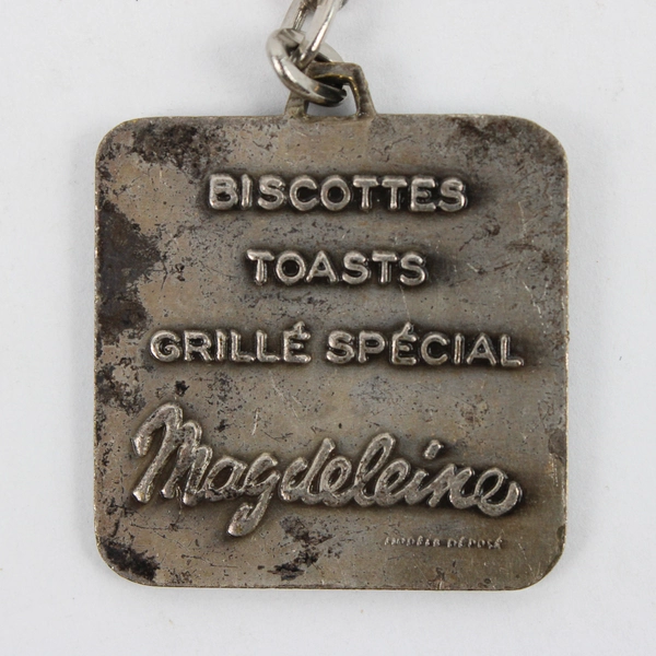 1000th Anniversary Millenary of Mont Saint Michel Pewter Souvenir Keychain