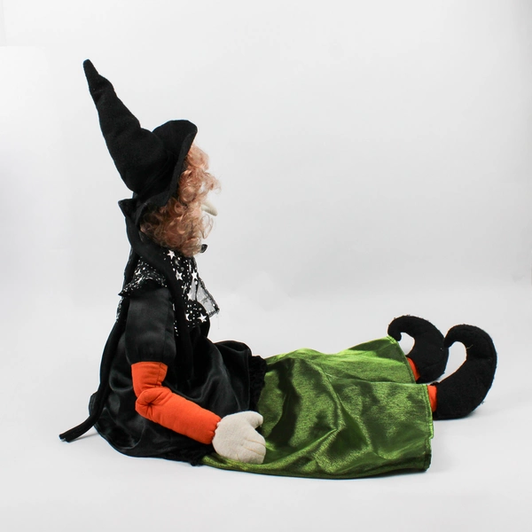 HC Accents Decorative Halloween Witch Cloth Doll 32"