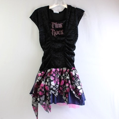 Rubie's Pink Rock Halloween Costume Top Girls' Size XL