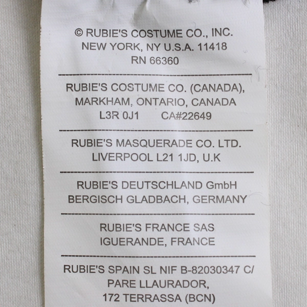 Rubie's Pink Rock Halloween Costume Top Girls' Size XL