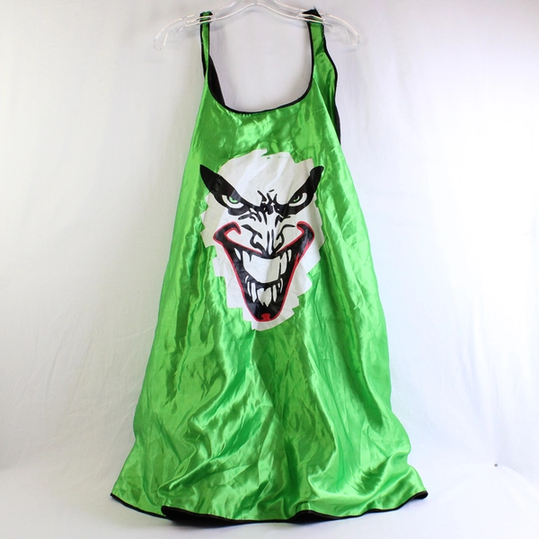Six Flags Reversible Batman/Joker Cape Costume Accessory Adult One Size