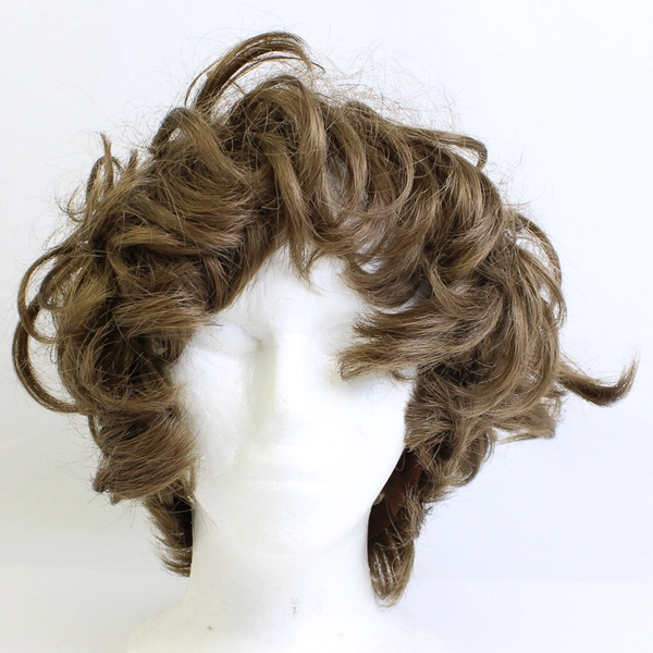 Vintage Mirelle Co. Short Medium Brown Synthetic Wig Cosplay Costumes Outfits