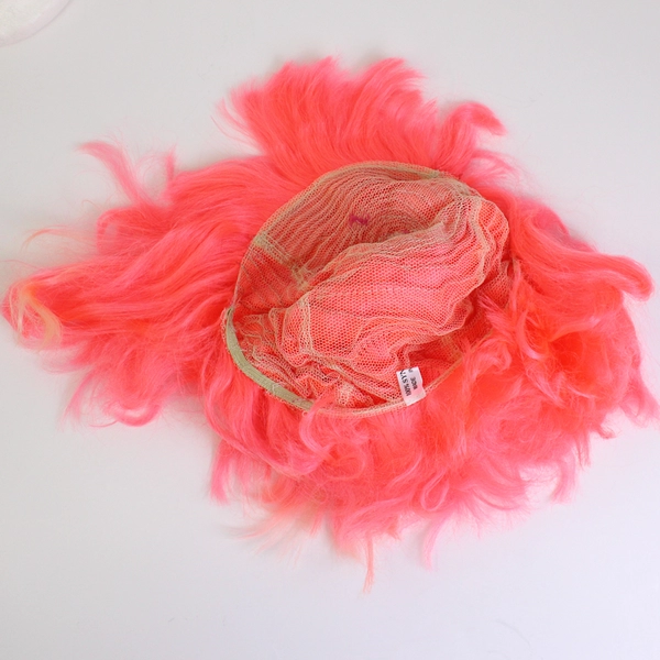 Jo-Ann Holiday Inspirations Pink Short Bob Wig One Size