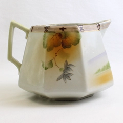 Vintage Te-Oh Nippon Hand-Painted Lemonade Cider Pitcher 6"