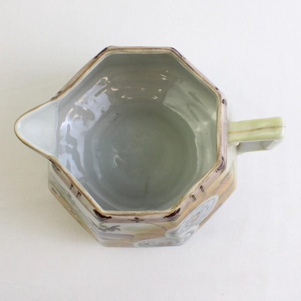 Vintage Te-Oh Nippon Hand-Painted Lemonade Cider Pitcher 6"
