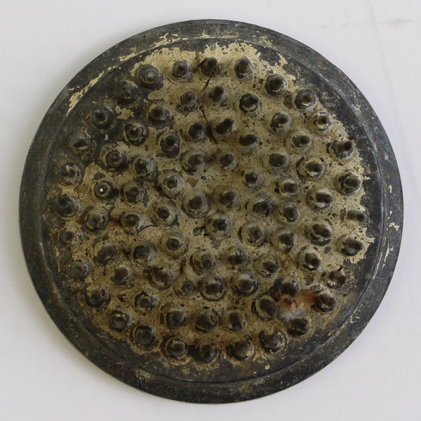 Flower Frog Dazey No. 52 Needle Sharp Heavy Metal Vintage 2" x 1"